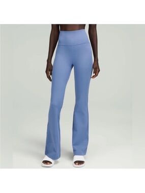 LULULEMON Groove Super‑High‑Rise Flared Pant Nulu • Water Drop • Size 6